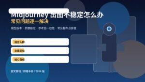 Midjourney 出图不稳定怎么办，常见问题逐一解决的图文教程封面