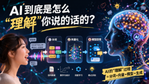 AI到底是怎么"理解"你说的话的？
