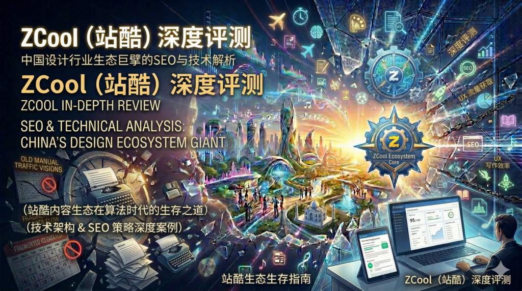 ZCool (站酷) 深度评测：中国设计行业生态巨擘的SEO与技术解析