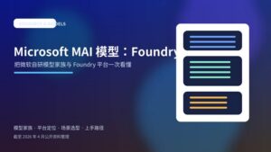 Microsoft MAI 模型与 Foundry 平台关系示意封面图
