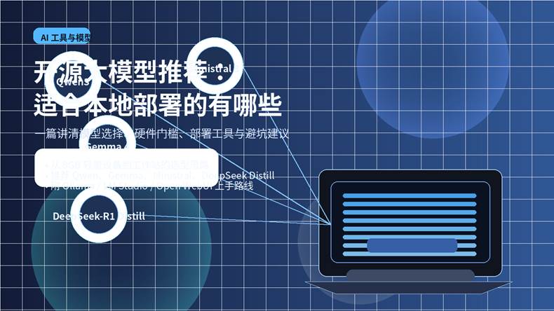 适合本地部署的开源大模型推荐与选型指南封面图