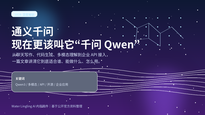 通义千问与千问 Qwen 2026 深度解析封面图
