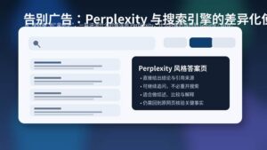 Perplexity 与传统搜索引擎差异化使用场景封面图