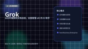 Grok AI 助手功能介绍中文封面图
