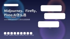Midjourney、Adobe Firefly、Pixso AI 对比选型封面图