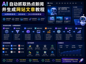 AI 自动抓取热点新闻并生成网站文章教程