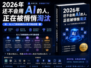 2026年还不会用AI的人，正在被悄悄淘汰——附入门到精通路径图