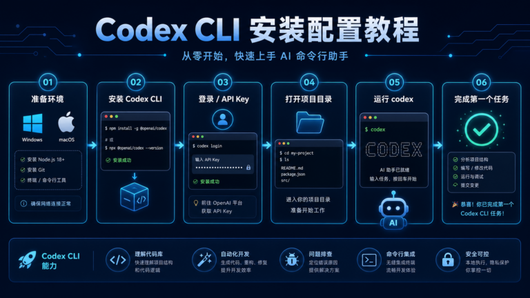 Codex CLI 安装配置教程：Windows / Mac 从零开始 - AI Stack Nav