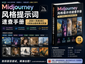 Midjourney风格提示词速查手册 — 200+风格词汇+实际出图效果对照表