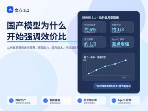 文心 5.1 最新解读，国产模型强调效价比与企业应用趋势