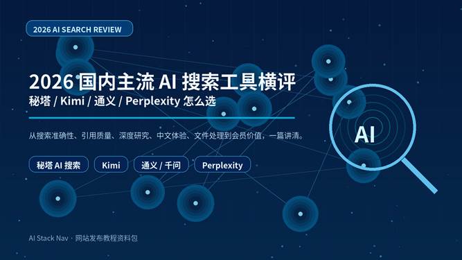 2026 国内主流 AI 搜索工具横评：秘塔、Kimi、通义、Perplexity 怎么选