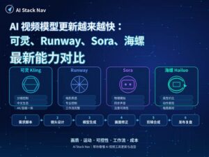 2026 年 AI 视频模型更新对比封面图，展示可灵、Runway、Sora、海螺四款工具的能力差异。