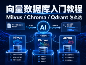 Milvus、Chroma、Qdrant 向量数据库选型与部署教程封面图