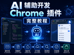 AI 辅助开发 Chrome 插件完整教程封面图