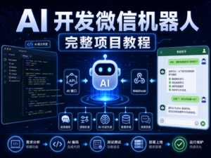 用 AI 开发一个微信机器人完整项目教程封面图