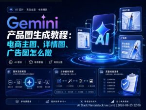 Gemini产品图生成教程科技感封面