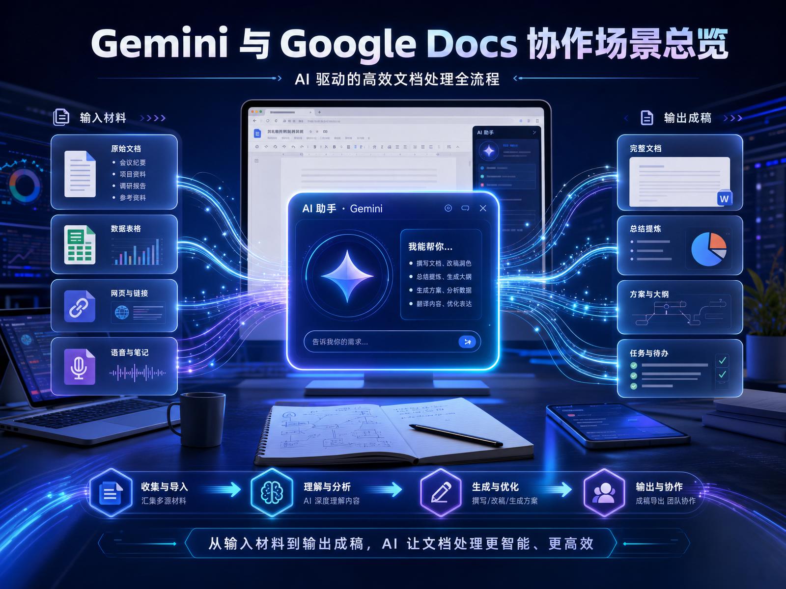 Gemini 与 Google Docs 场景总览