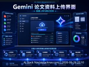 Gemini 论文资料整理科技感封面图