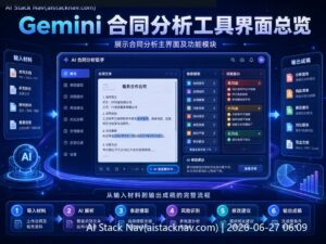 Gemini 合同分析教程科技感封面