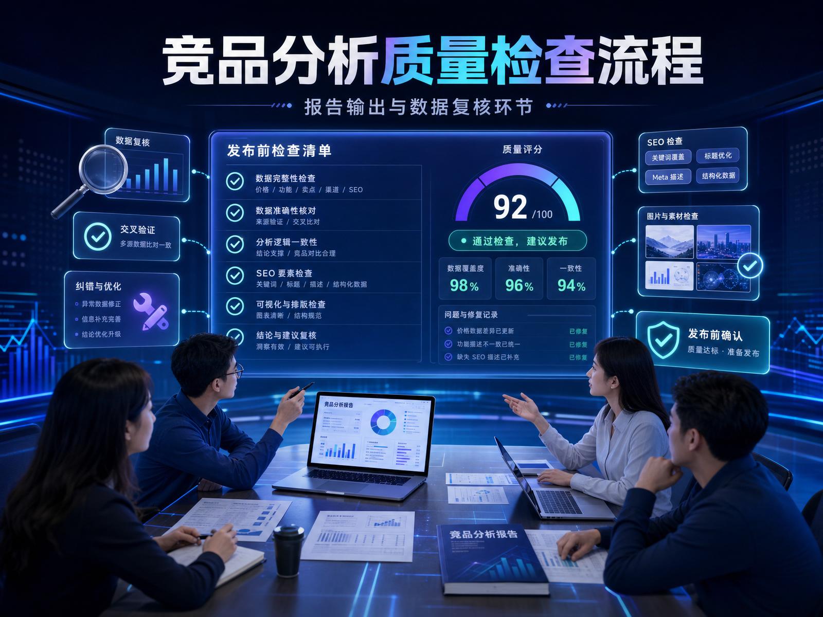 Gemini Deep Research 竞品分析质量检查