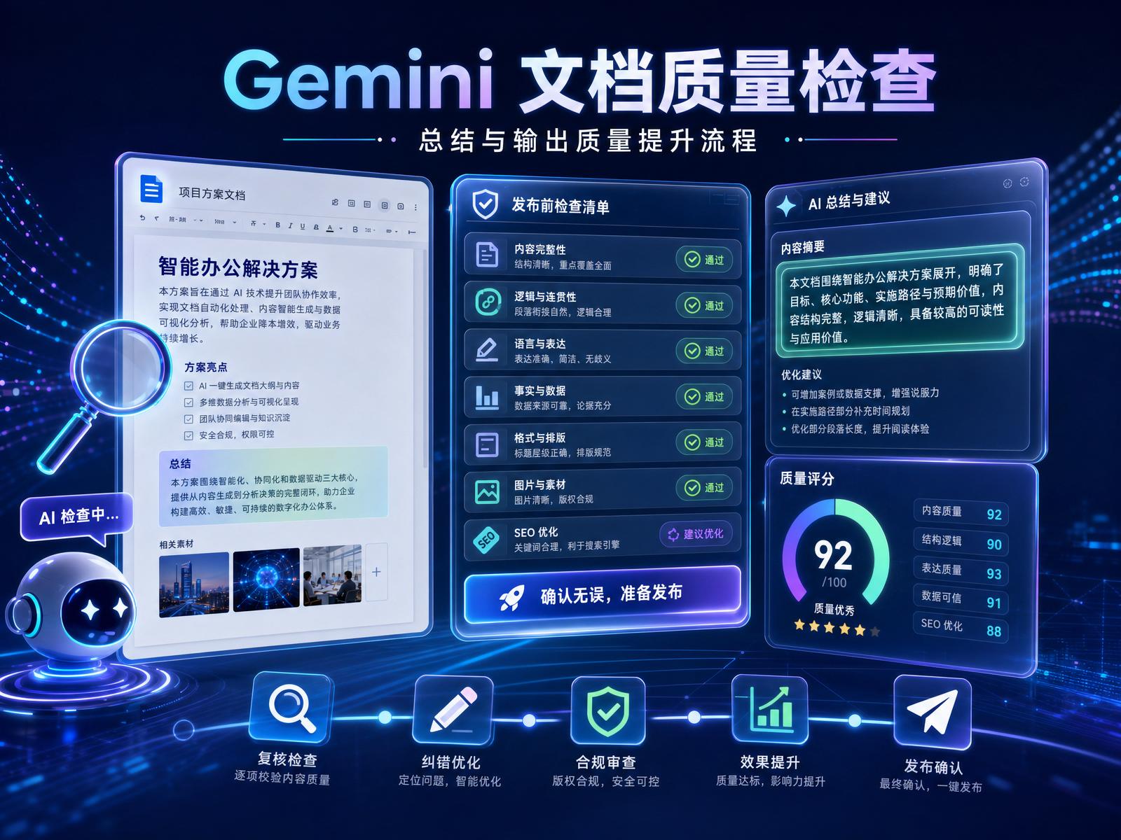 Gemini 文档质量检查