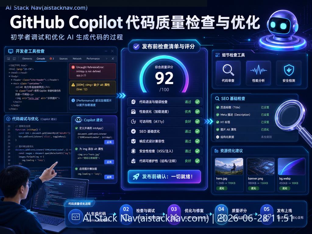 GitHub Copilot 代码质量检查与优化