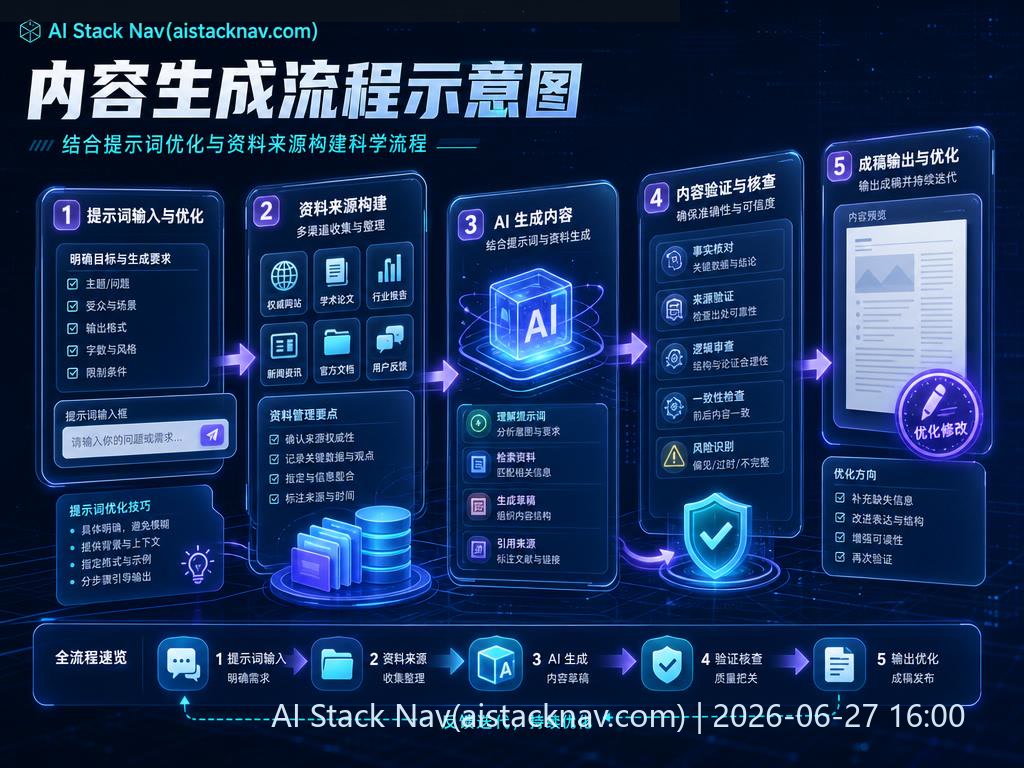 Gemini内容生成流程示意图