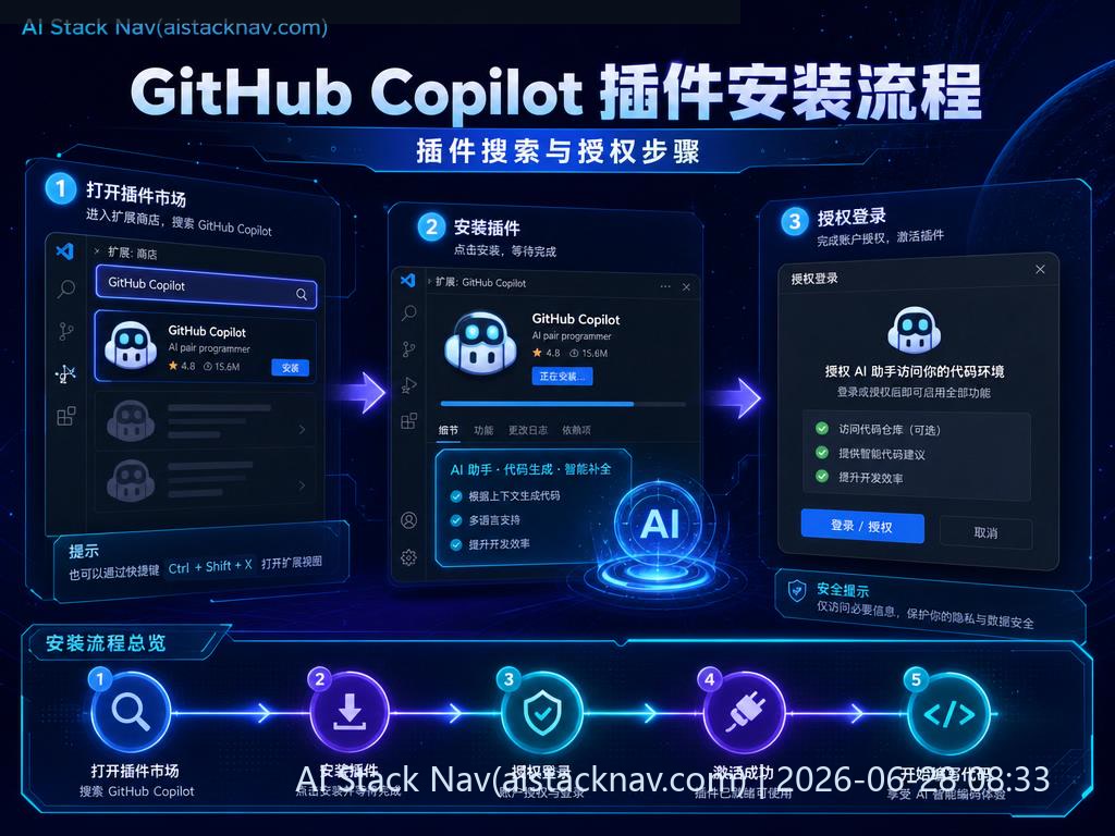 GitHub Copilot 插件安装流程