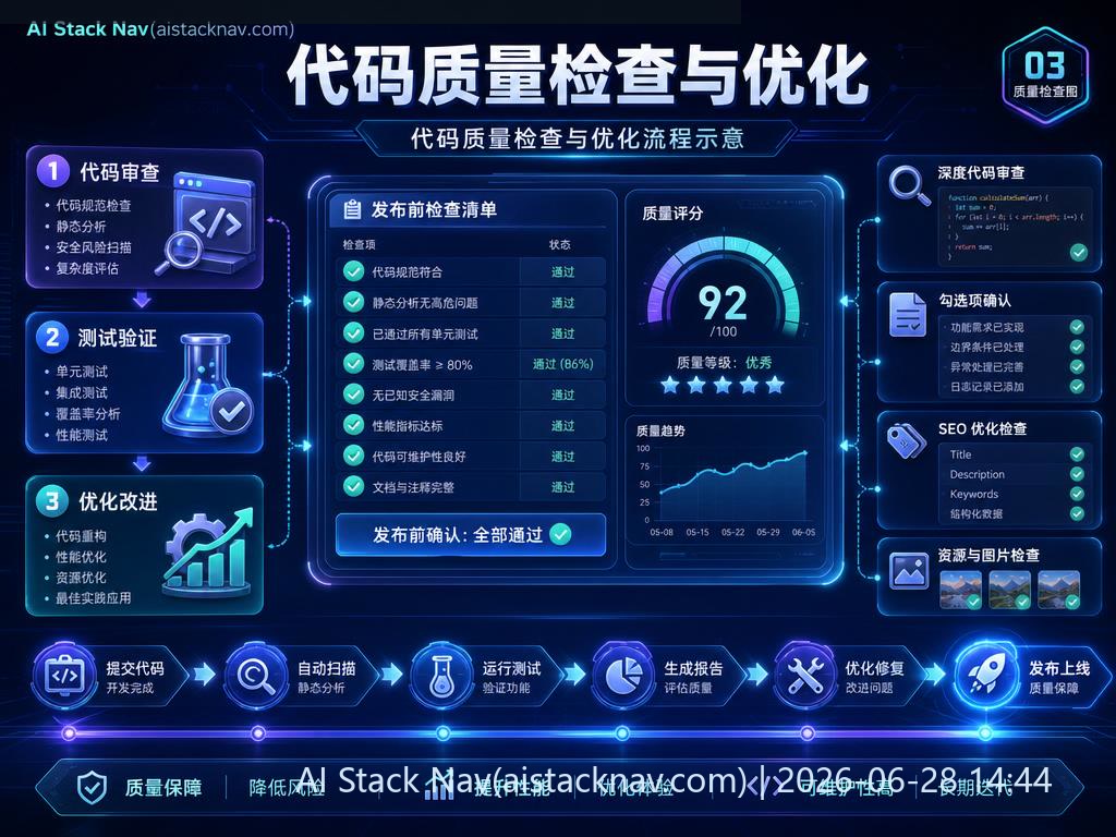代码质量检查与优化示意图