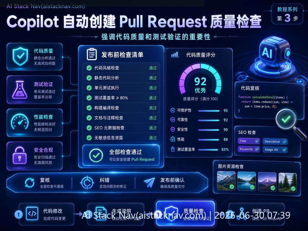 Copilot 自动创建 Pull Request 质量检查