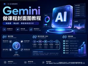 科技感课程封面图AI生成实战教程