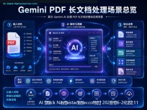 Gemini AI 处理 PDF 长文档教程封面