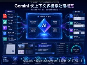 Gemini 长上下文教程科技感封面