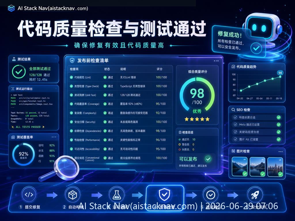用 Copilot Agent Mode 修复一个真实 Bug：从报错到通过测试 科技感课程海报配图 3