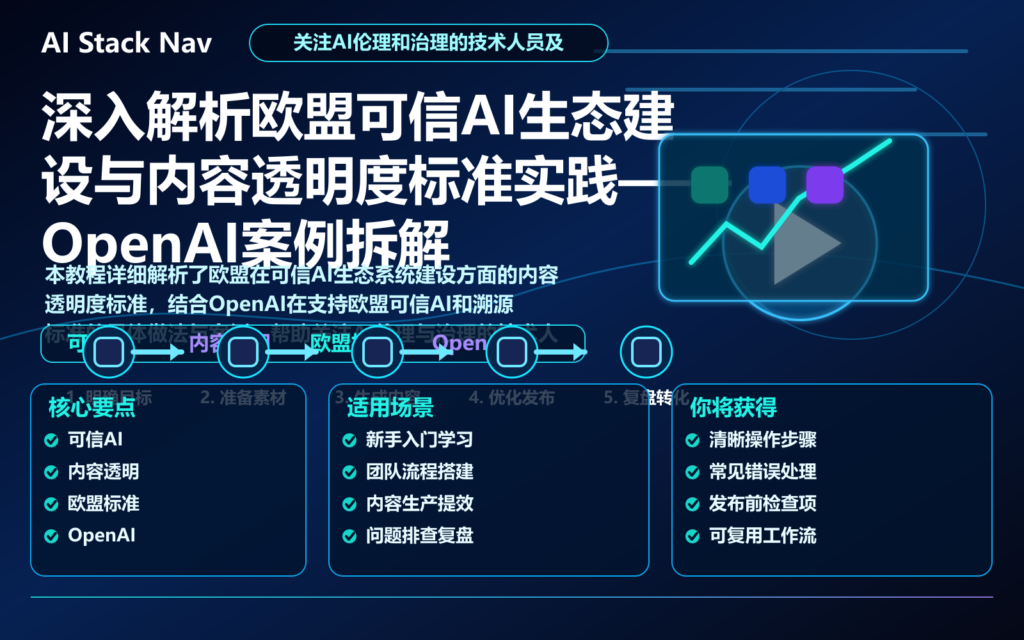 深入解析欧盟可信AI生态建设与内容透明度标准实践——OpenAI案例拆解 特色图