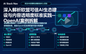 深入解析欧盟可信AI生态建设与内容透明度标准实践——OpenAI案例拆解 特色图