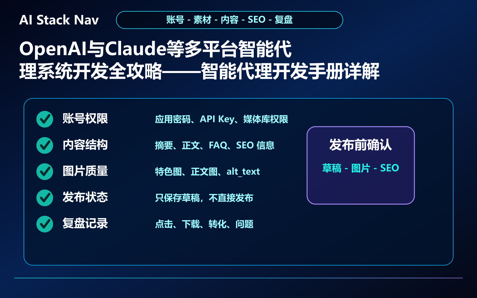 OpenAI与Claude等多平台智能代理系统开发全攻略——智能代理开发手册详解 教程插图 3