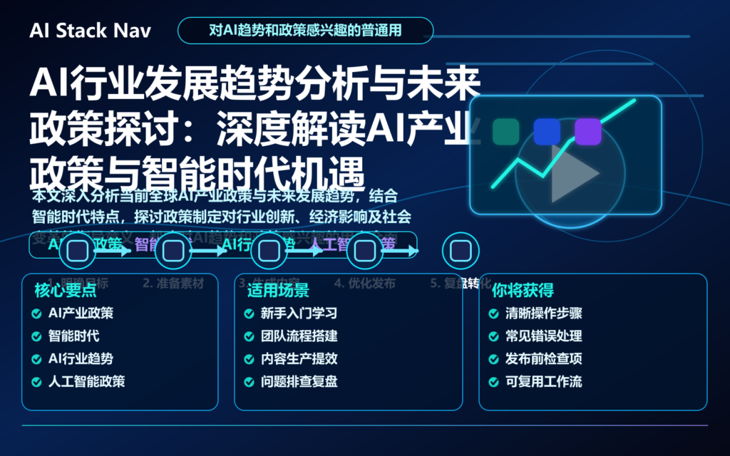 AI行业发展趋势分析与未来政策探讨：深度解读AI产业政策与智能时代机遇 特色图