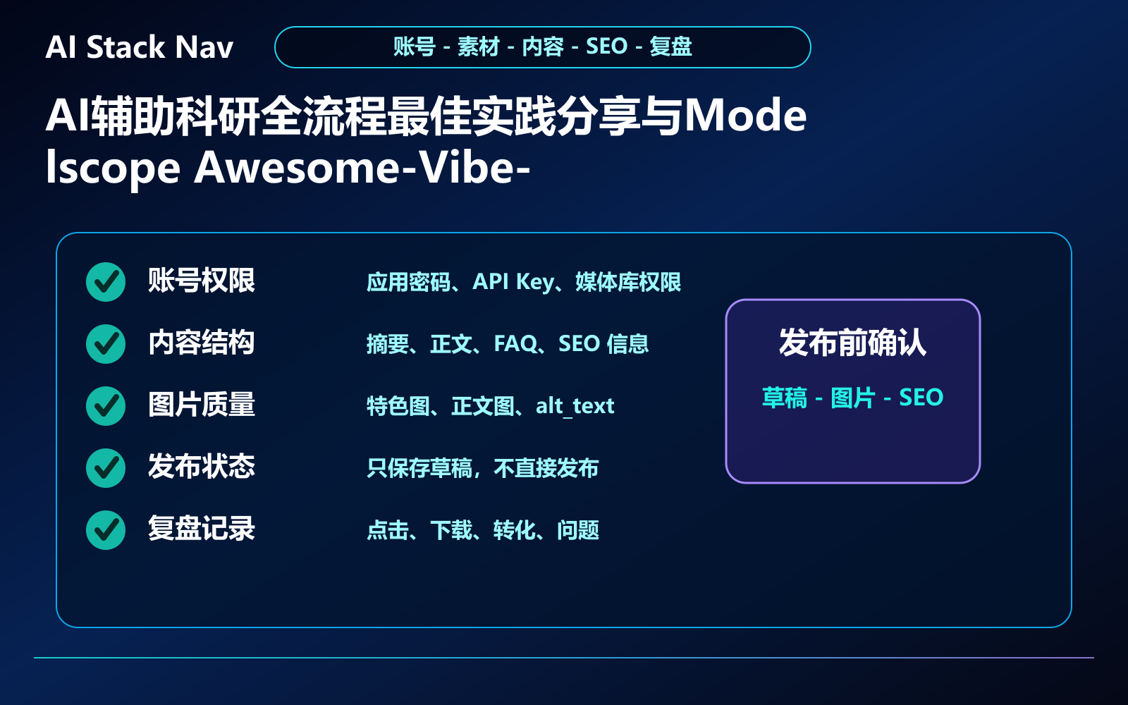 AI辅助科研全流程最佳实践分享与Modelscope Awesome-Vibe-Research工具推荐 教程插图 3