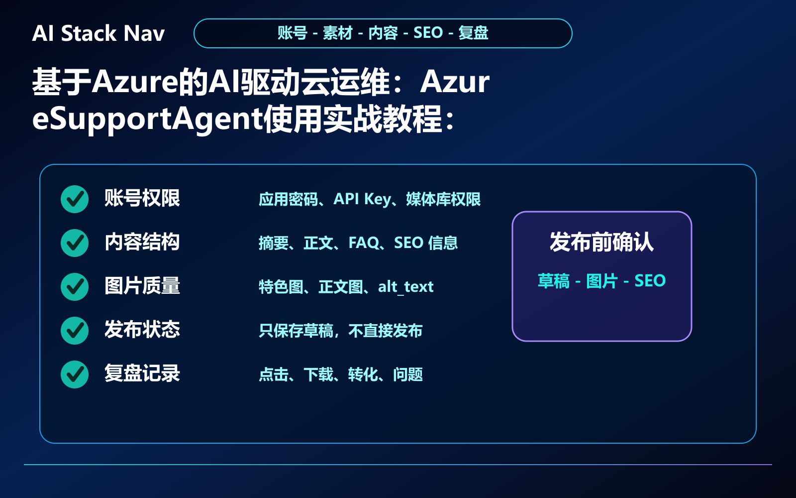 基于Azure的AI驱动云运维:AzureSupportAgent使用实战教程 教程插图 3