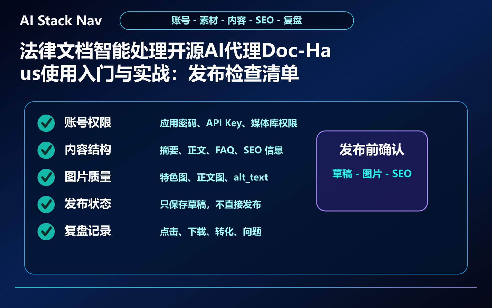 法律文档智能处理开源AI代理Doc-Haus使用入门与实战 教程插图 3