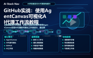GitHub实战：使用AgentCanvas可视化AI代理工作流教程 特色图
