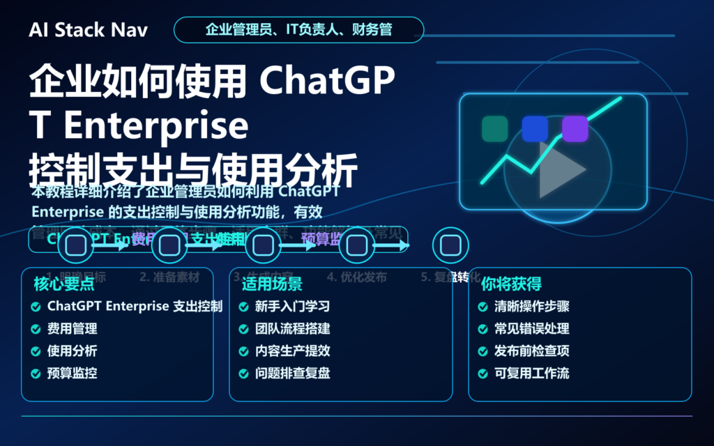 企业如何使用 ChatGPT Enterprise 控制支出与使用分析 特色图