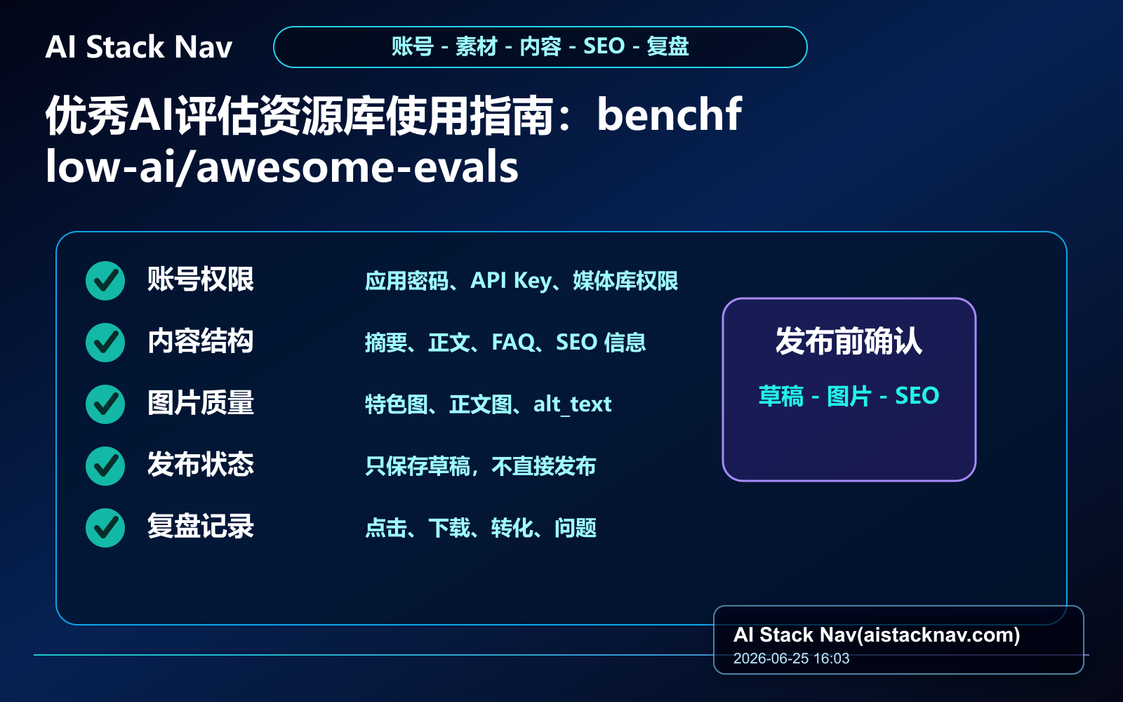 优秀AI评估资源库使用指南：benchflow-ai/awesome-evals精选 教程插图 3