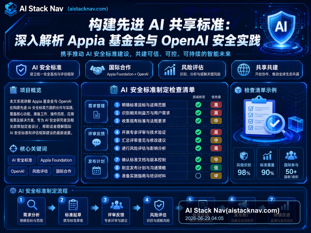 构建先进 AI 共享标准：深入解析 Appia 基金会与 OpenAI 安全实践 教程插图 2
