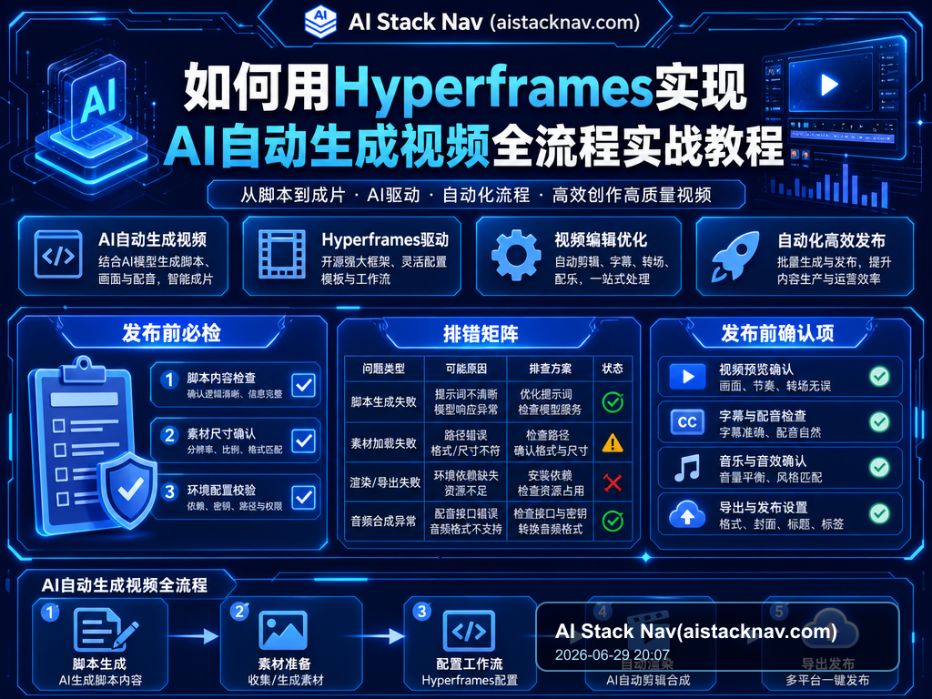 如何用Hyperframes实现AI自动生成视频全流程实战教程 教程插图 2