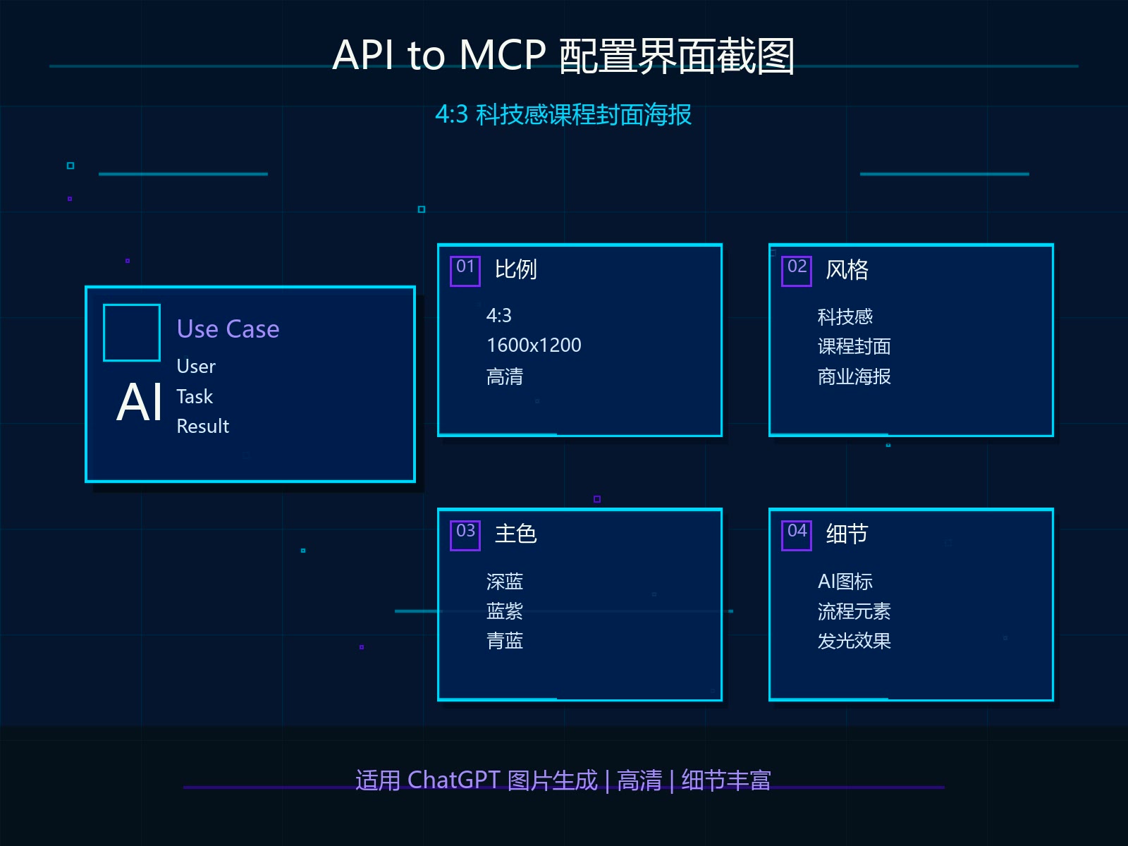 API to MCP 配置界面截图