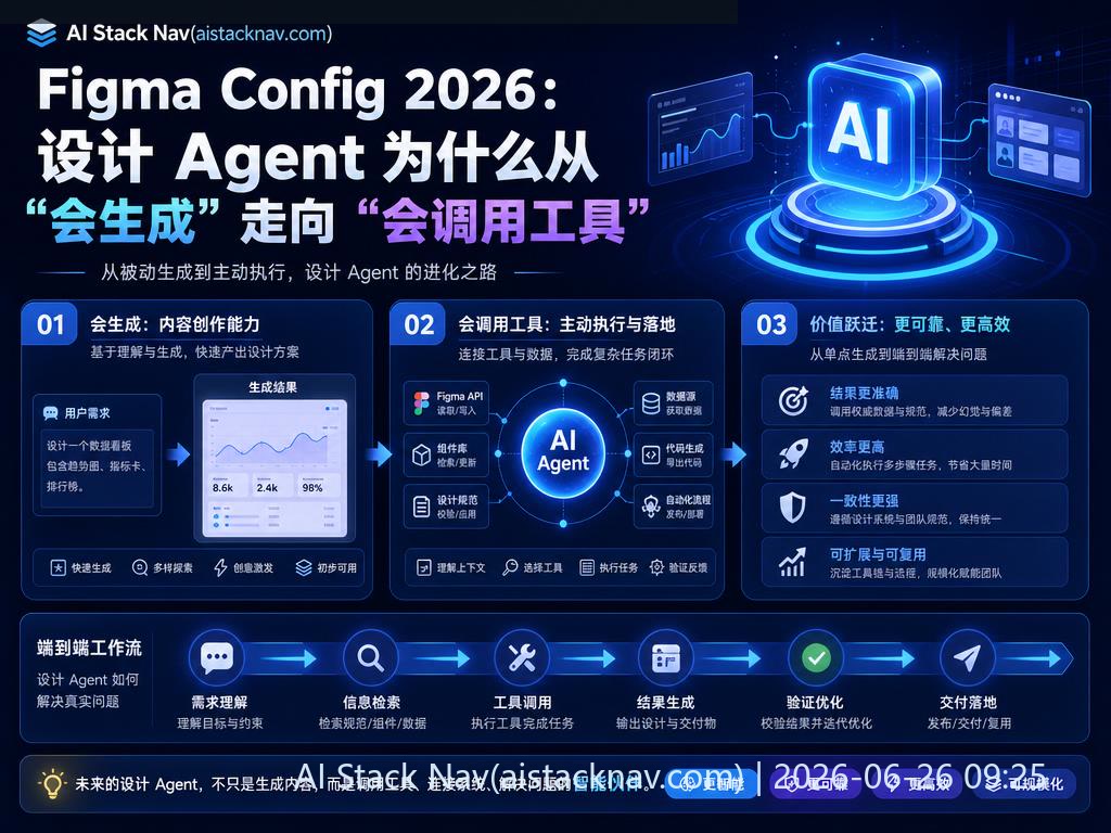 Figma 设计 Agent 科技感封面