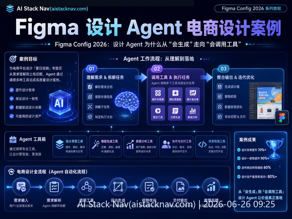 Figma 设计 Agent 电商设计案例