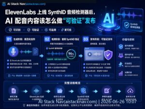 ElevenLabs SynthID 音频检测器科技感封面